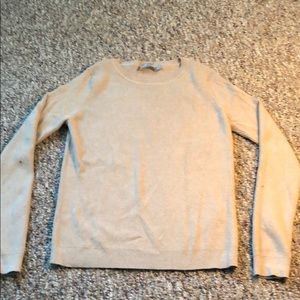 ASOS camel knit sweater shirt (thin) cotton